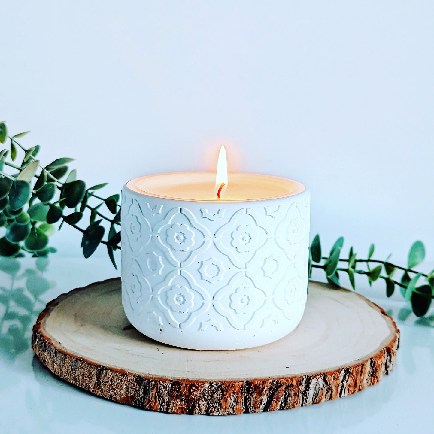 Jesmonite Luxury Scented Candle