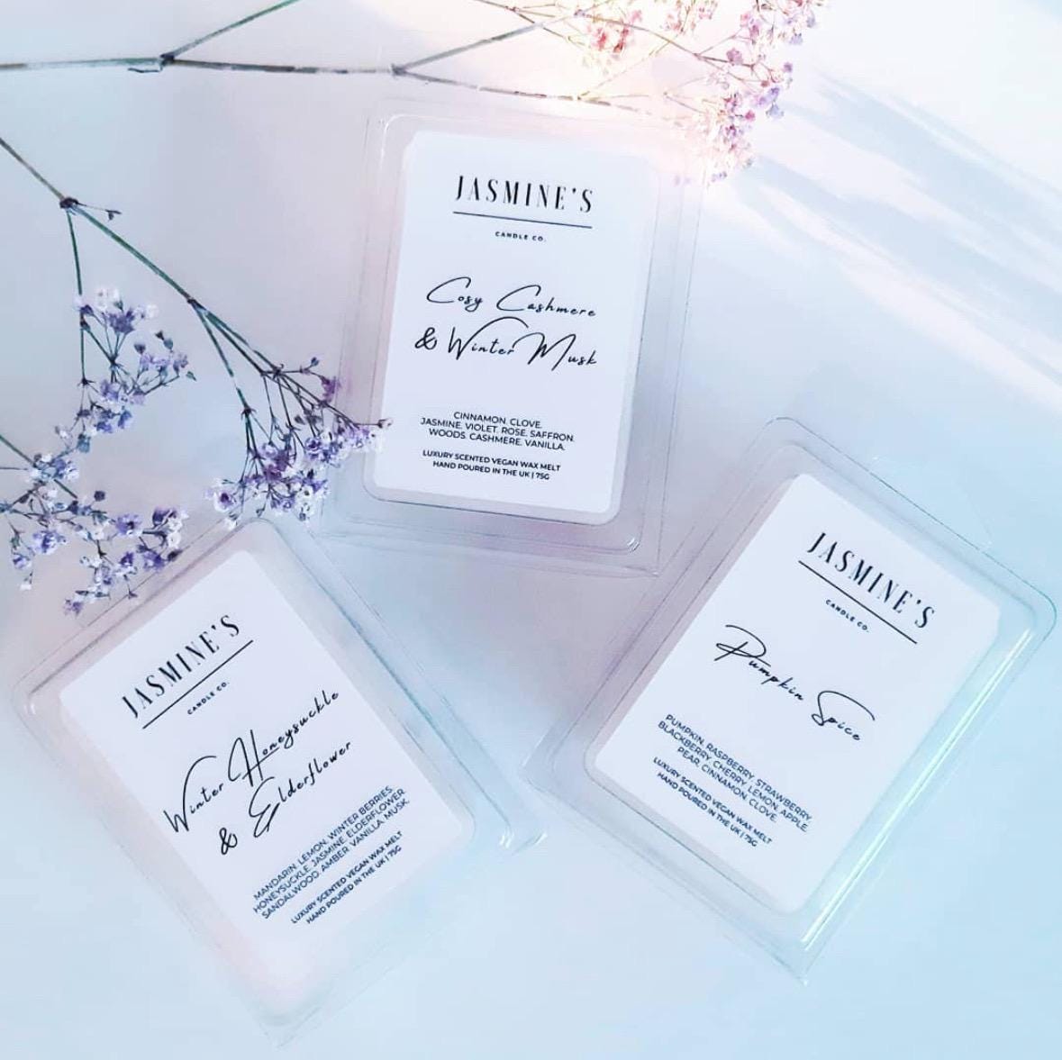 Luxury Scented Vegan Friendly Wax Melts