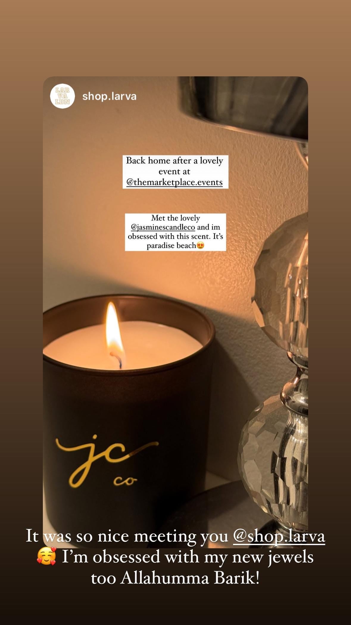 Matte Black Luxury Scented Vegan Candle