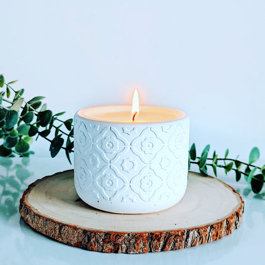 Jesmonite Luxury Scented Candle